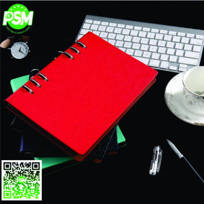 Sổ Tay Bìa Còng PSM005 In Logo Theo Yêu Cầu
